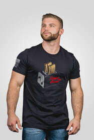 Nine Line Apparel Leggo My Ammo T-Shirt in black is made from 100% combed cotton jersey